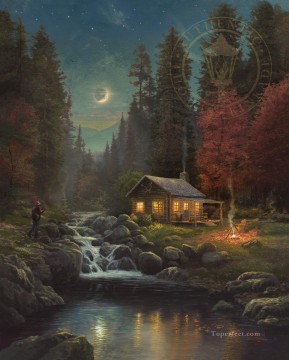 Away From It All TK Christmas Oil Paintings